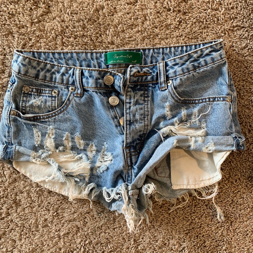 Frankie Phoenix Denim Shorts Size Small
